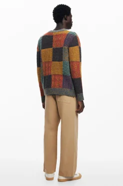 Cardigan cuadros
