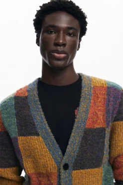 Cardigan cuadros