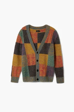 Cardigan cuadros