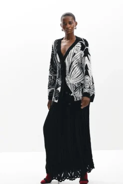 Cardigan estampado