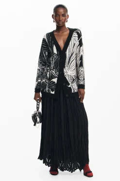 Cardigan estampado