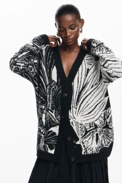 Cardigan estampado