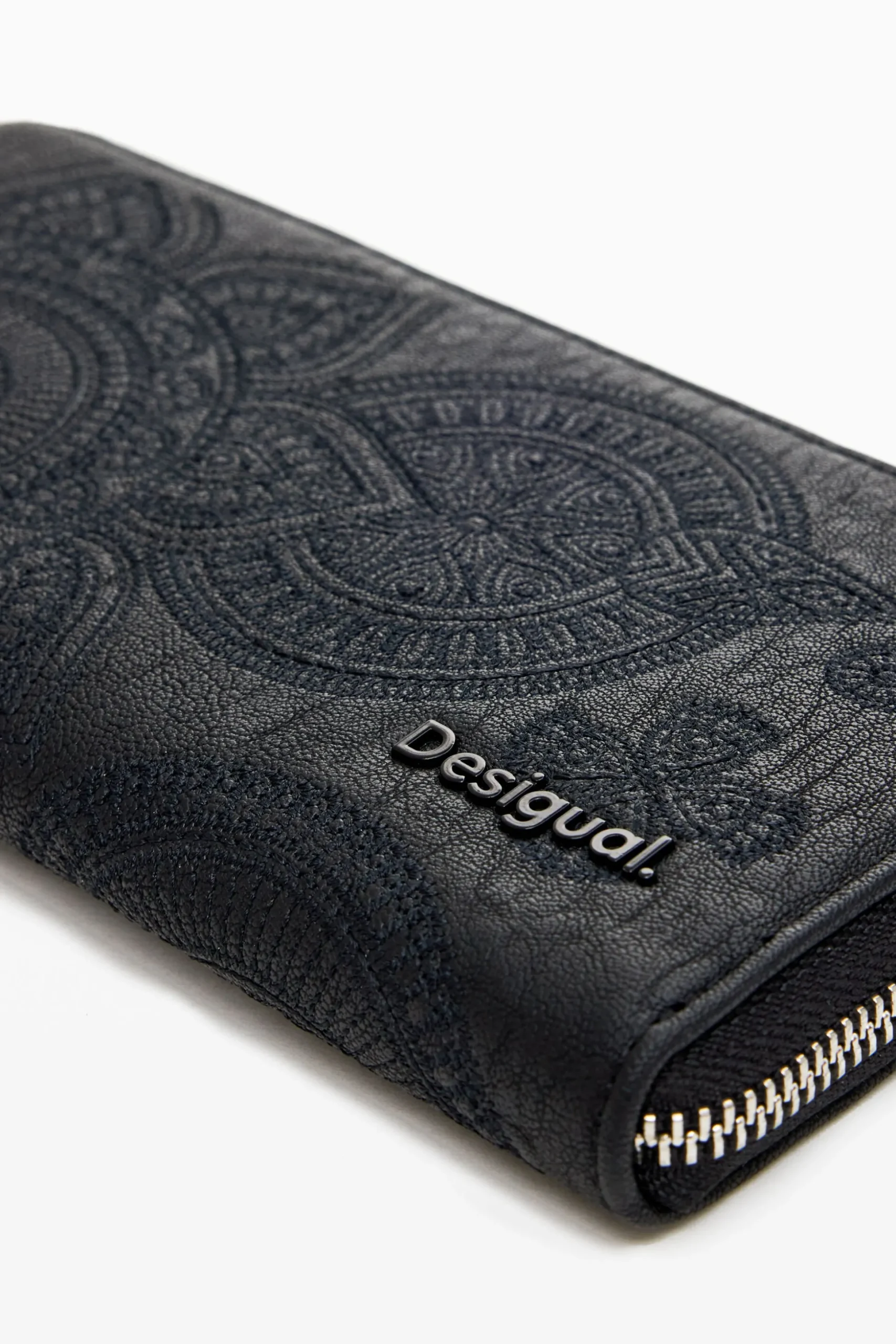 Cartera grande bordado flores