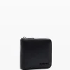 Cartera piel M acolchada
