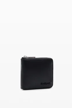 Cartera piel M acolchada