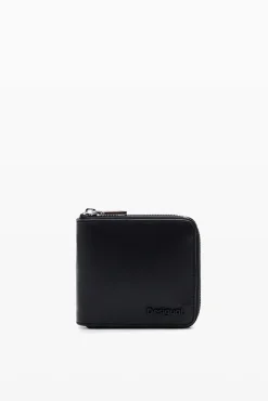Cartera piel M acolchada