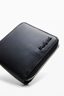 Cartera piel M acolchada
