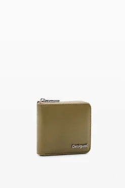 Cartera piel M acolchada