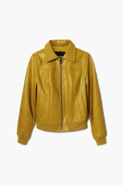 Cazadora biker efecto piel