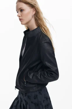 Cazadora biker slim