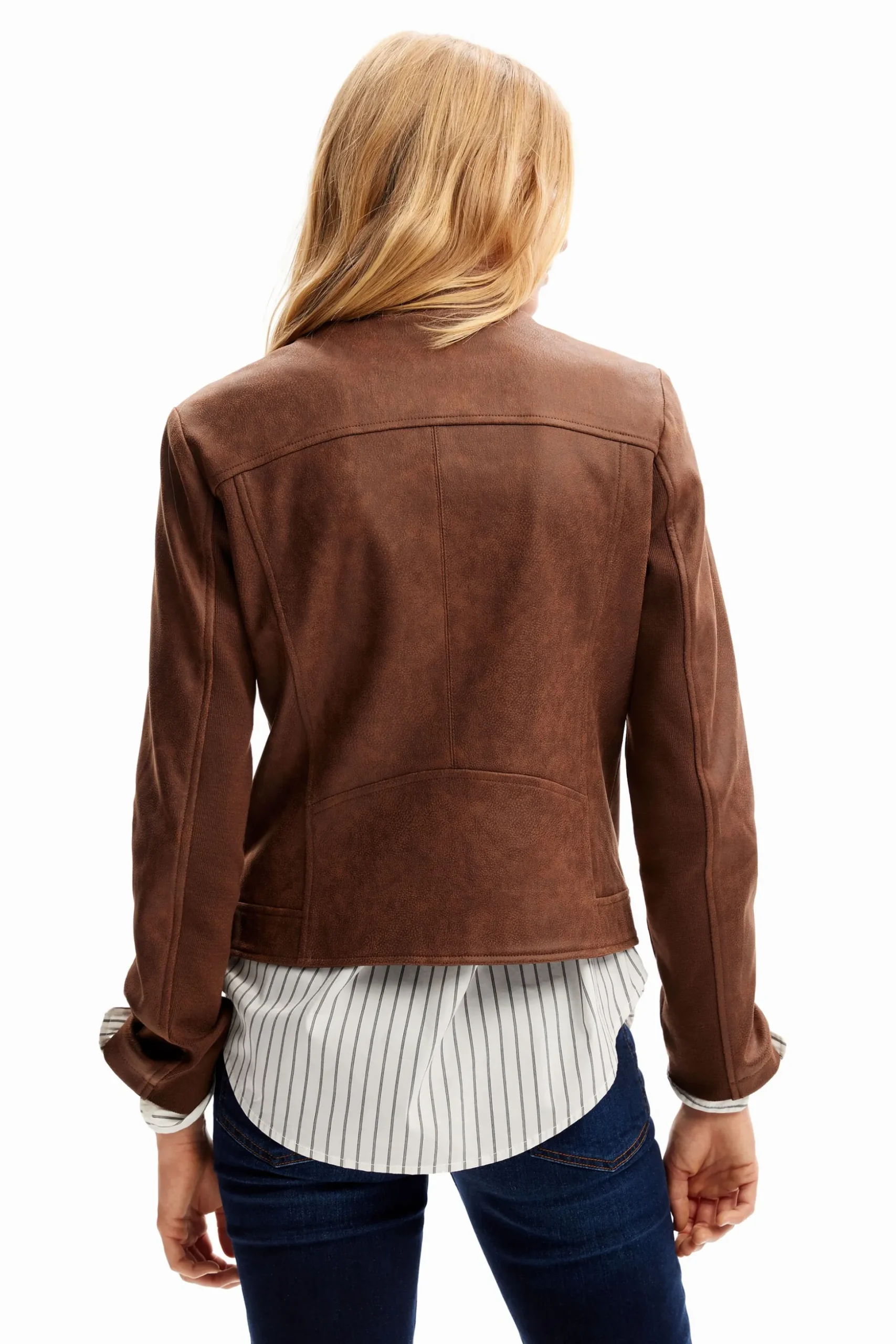 Cazadora biker slim
