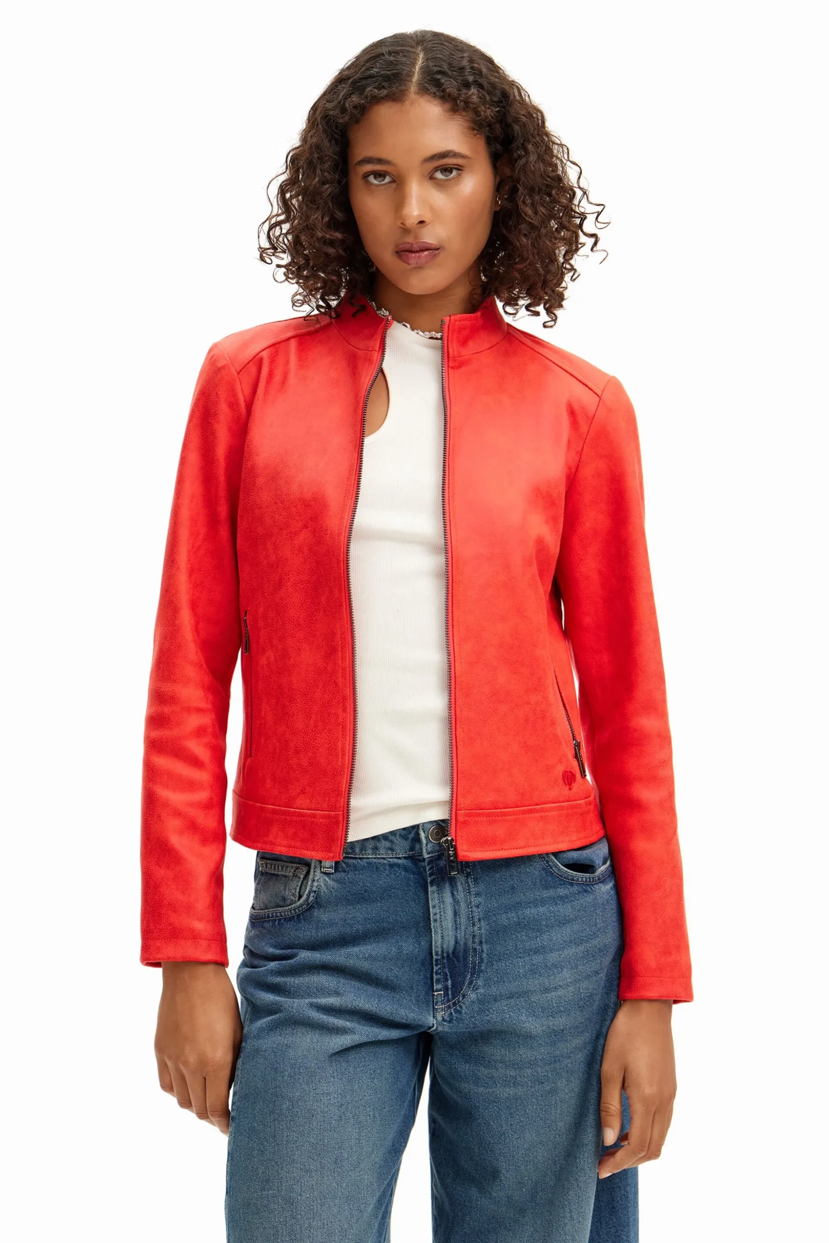 Cazadora biker slim