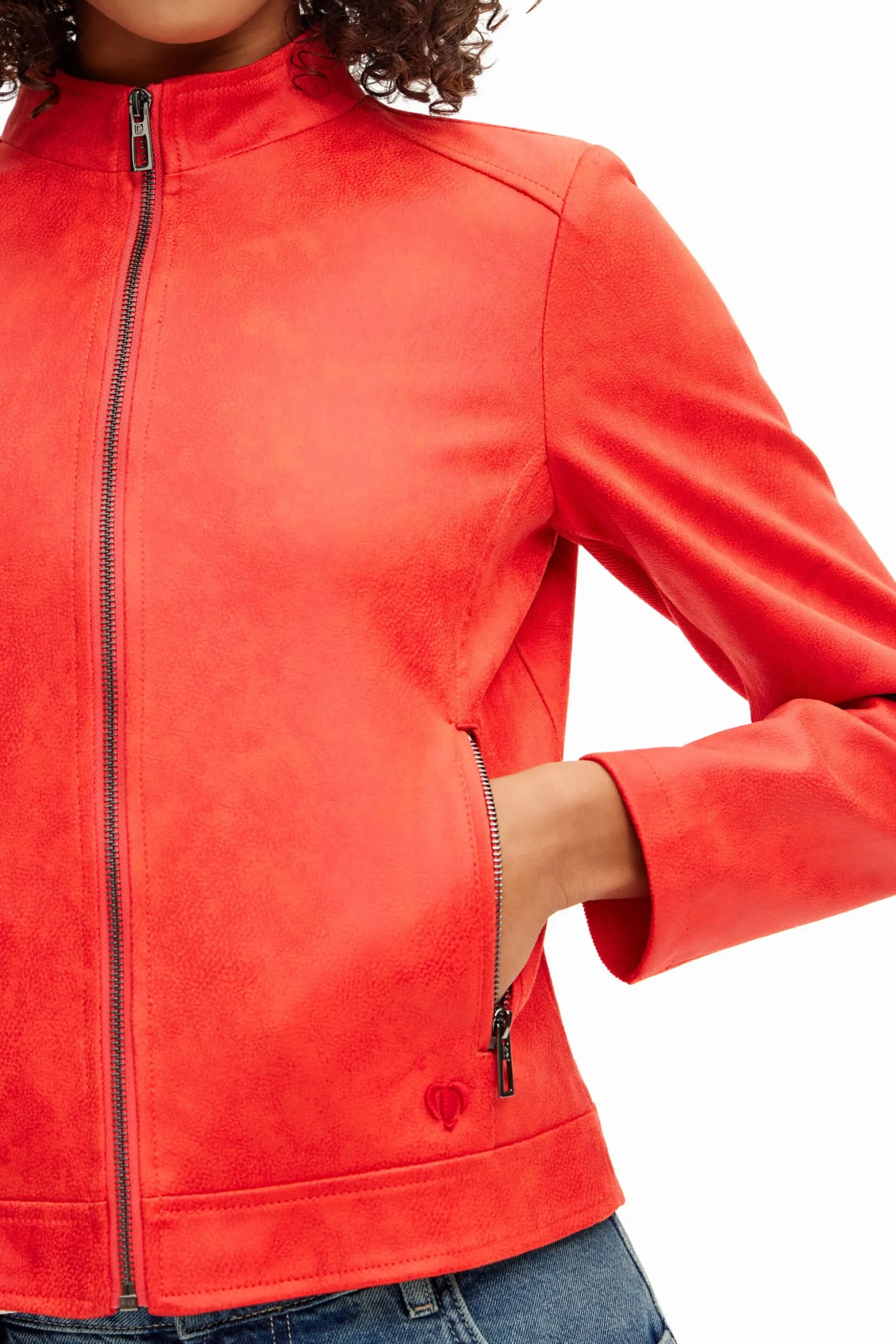 Cazadora biker slim