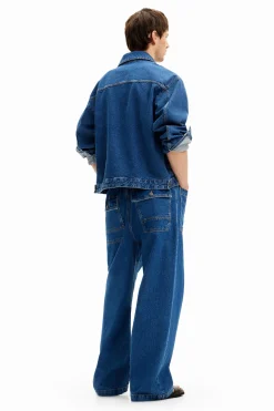 Cazadora denim bolsillos