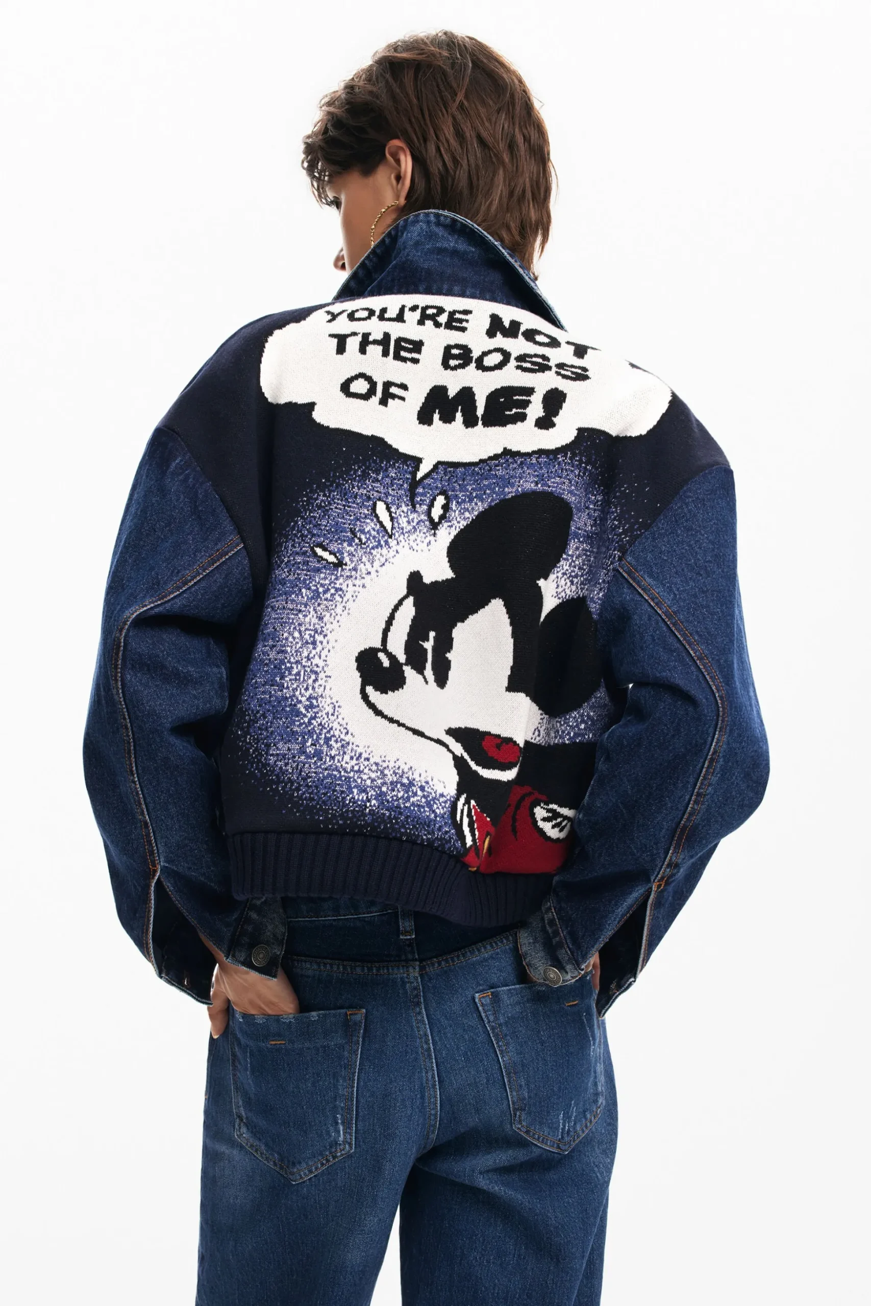 Cazadora denim Mickey