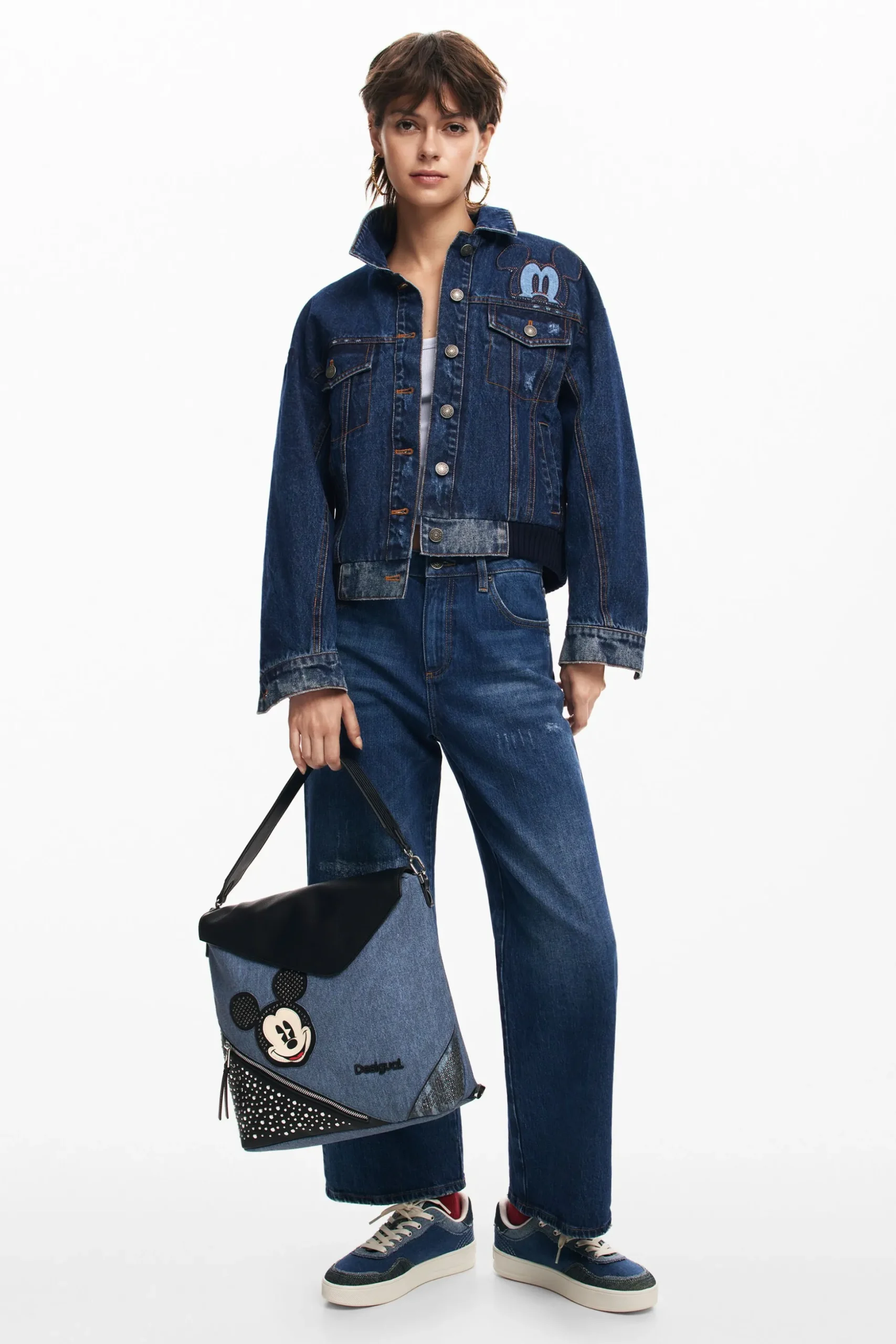 Cazadora denim Mickey