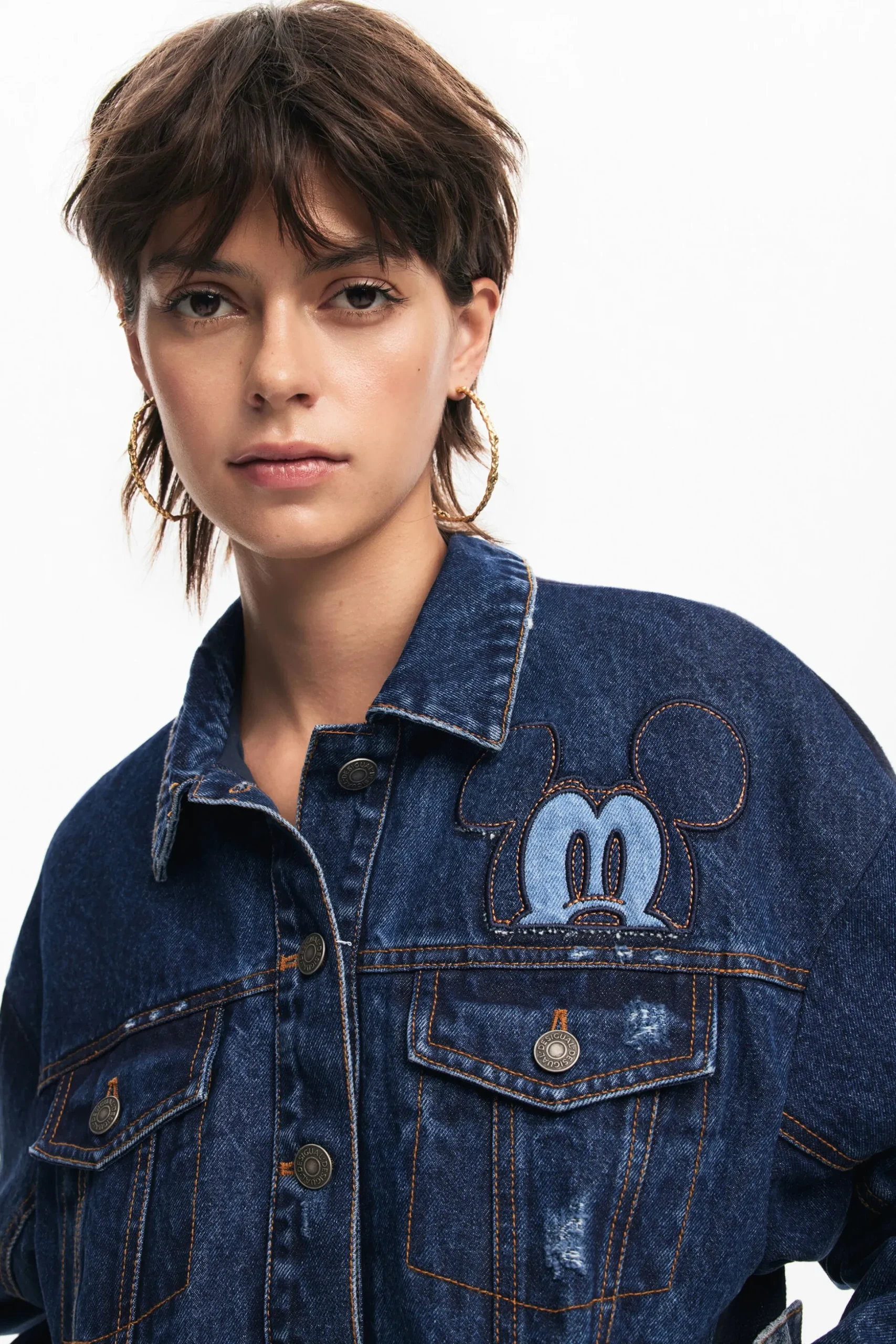 Cazadora denim Mickey