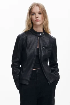 Chaqueta biker regular