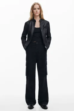 Chaqueta biker regular