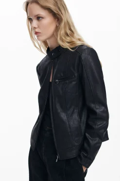 Chaqueta biker regular