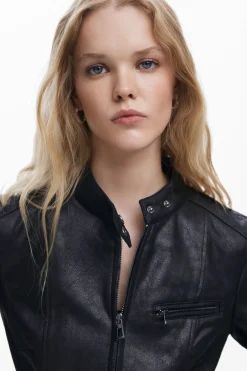 Chaqueta biker regular