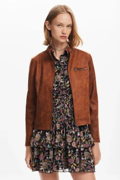 Chaqueta biker regular