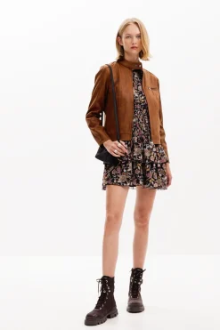 Chaqueta biker regular