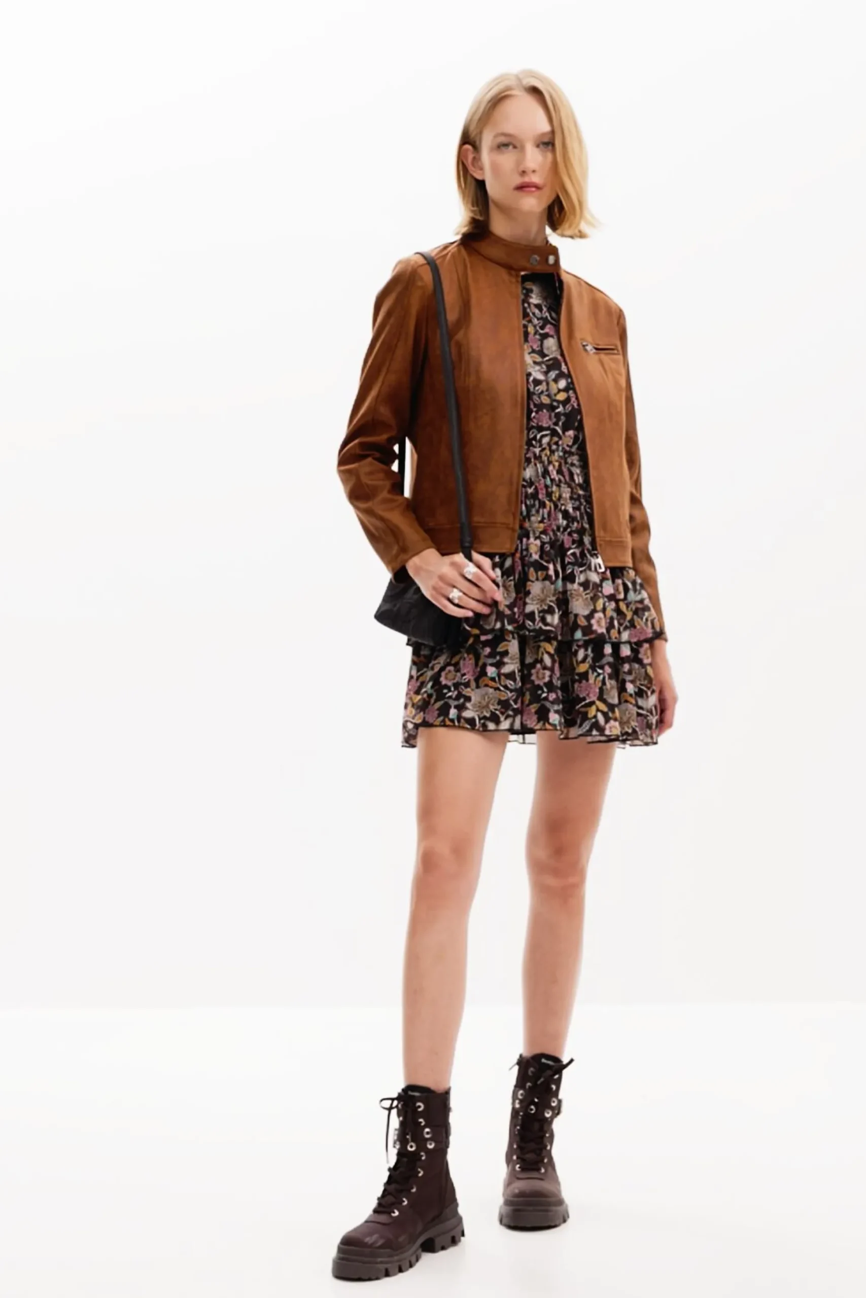 Chaqueta biker regular