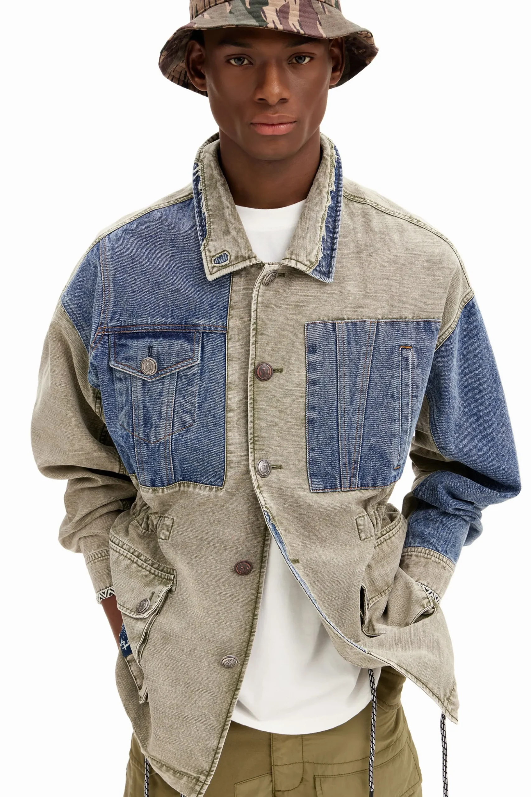 Chaqueta parka híbrida