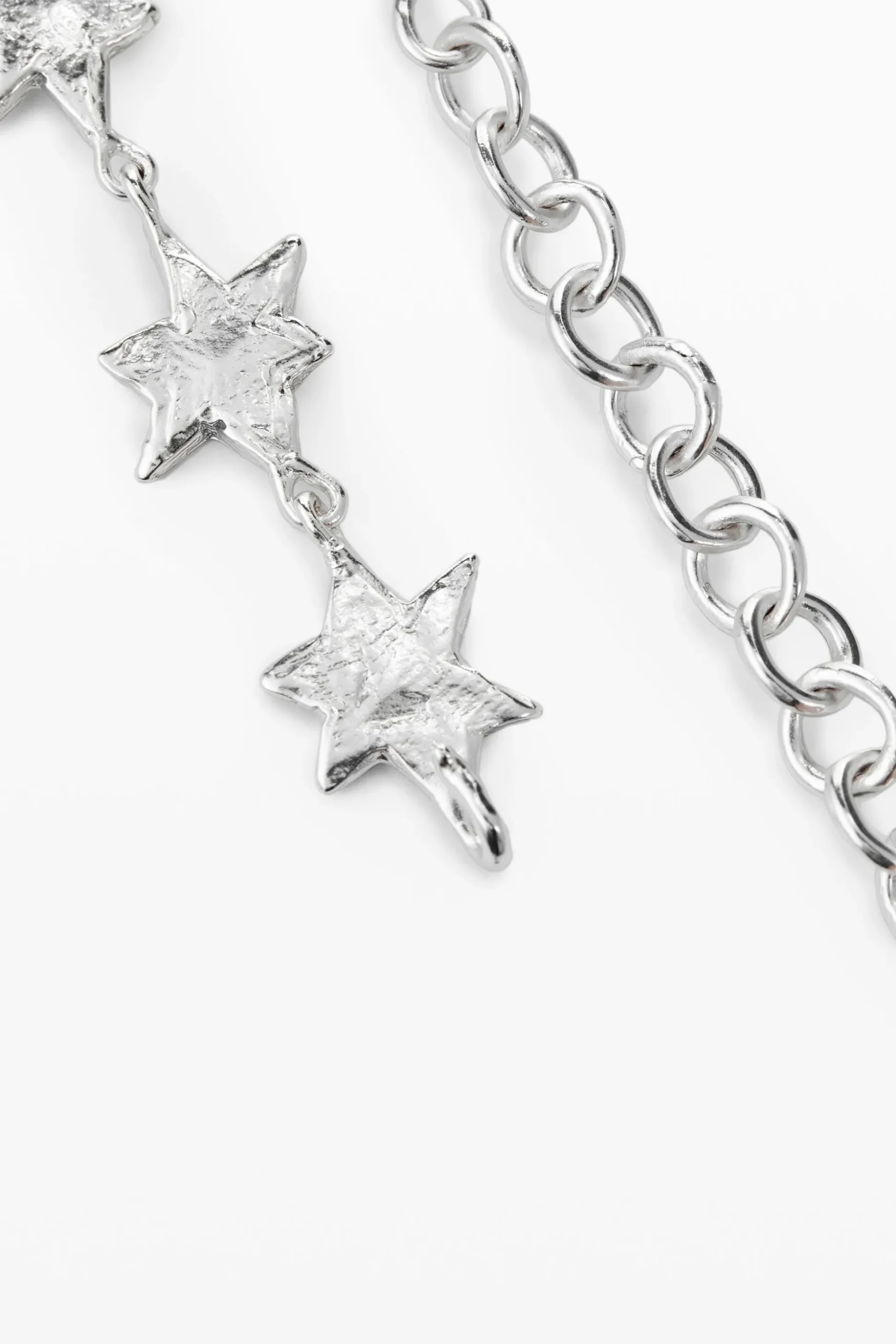 Choker estrellas baño plata Zalio