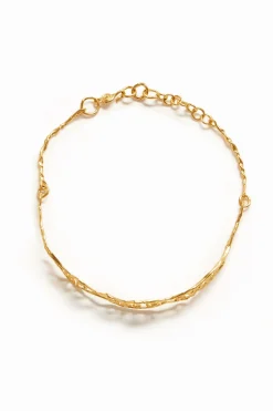 Choker mensaje estrecho baño oro Zalio