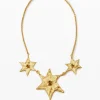 Collar de cadena estrellas colgantes Zalio