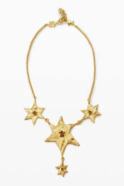 Collar de cadena estrellas colgantes Zalio