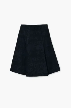 Falda estampado frases M. Christian Lacroix