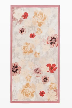 Foulard estampado flores