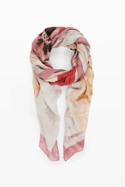 Foulard estampado flores