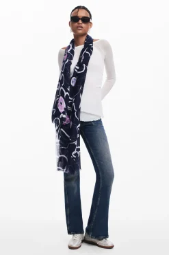 Foulard flores