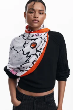 Foulard flores