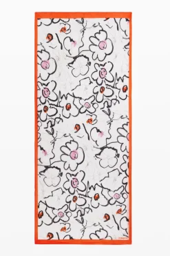 Foulard flores