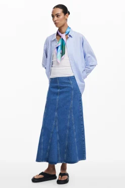 Foulard flores acuarela