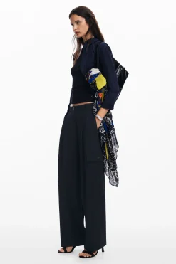 Foulard patch floral