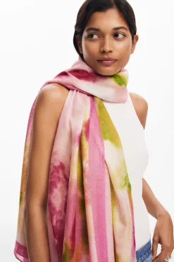 Foulard rectangular acuarela