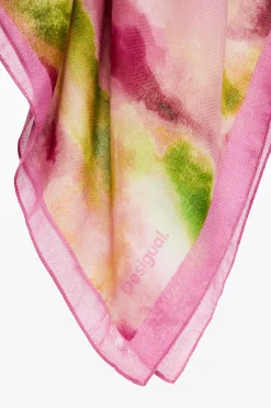 Foulard rectangular acuarela