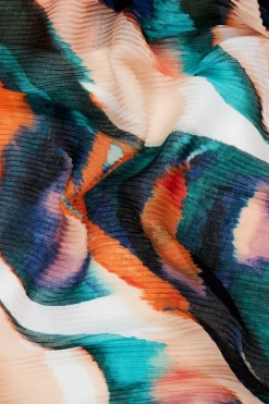 Foulard rectangular estampado
