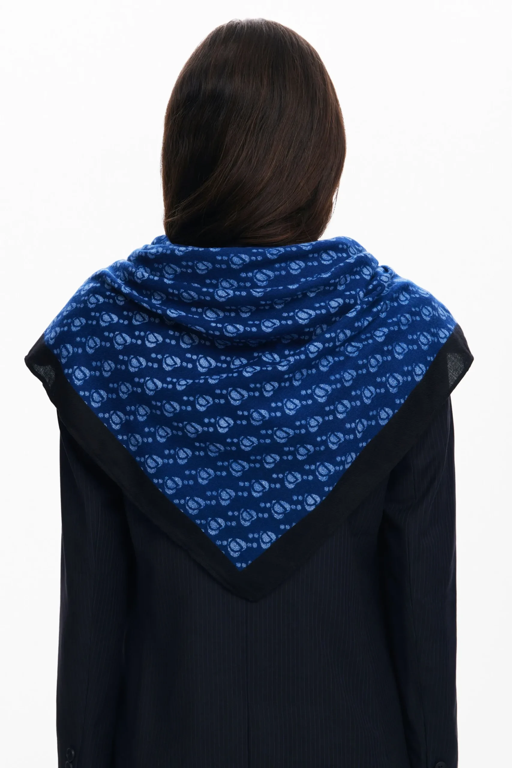 Foulard rectangular logo Desigual