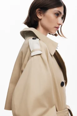 Gabardina combinada