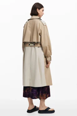 Gabardina combinada