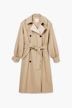 Gabardina combinada