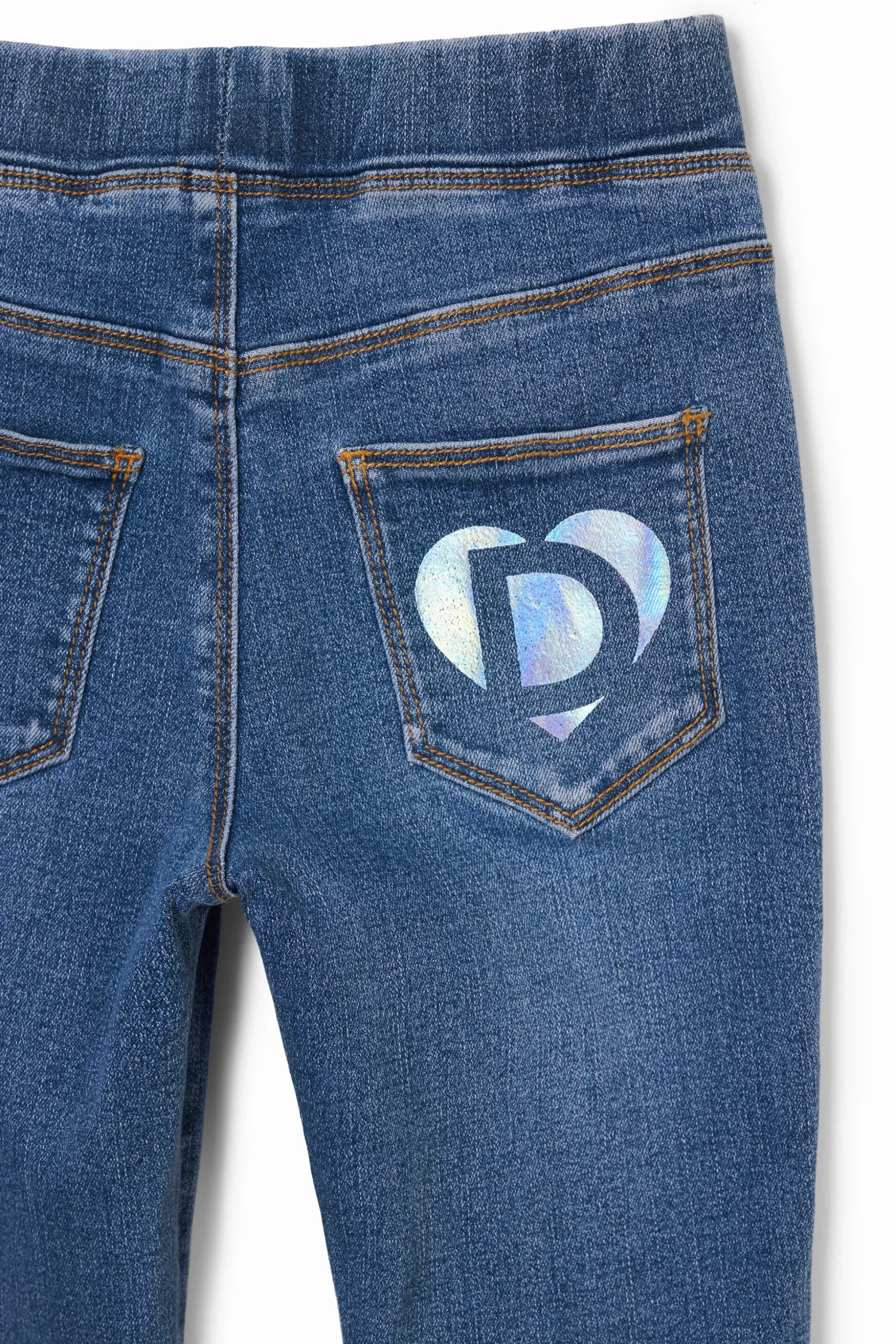 Leggings denim elásticos