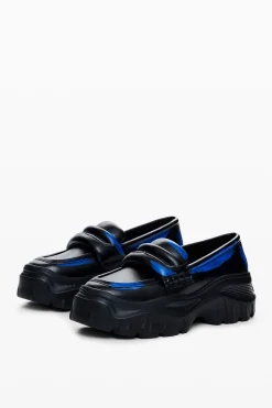 Mocasines chunky cuero